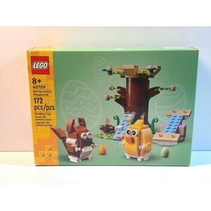 LEGO Spring & Easter Bundle 40709 Spring Animal Playground & 40808 Egg Hunt NEW